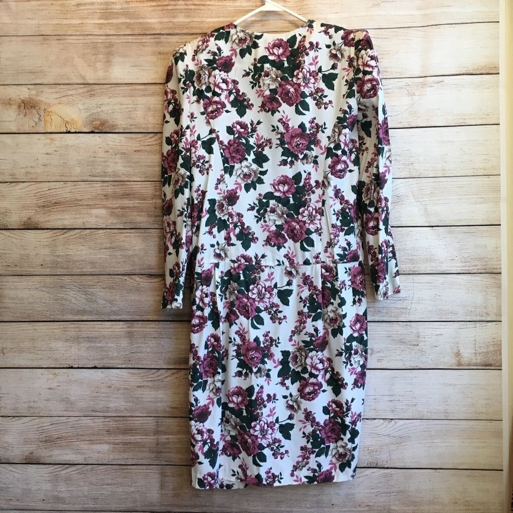VINTAGE ATJ II FLORAL MIDI DRESS - Picture 8 of 13